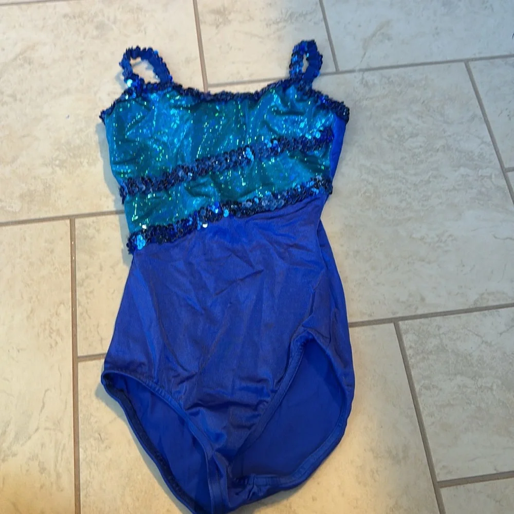Costume Gallery Blue Dance Costume Child‎ medium